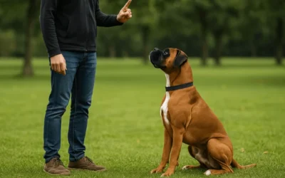 Cómo educar un perro bóxer